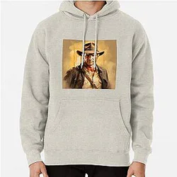 Indiana Jones Paint Artwork Hoodie