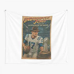 Indiana Jones Indianapolis Jones Parody Tapestry