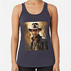 Indiana Jones Racerback Tank Top