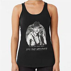 Indiana Jones It's Not the Years It's the Mileage Racerback Tank Top