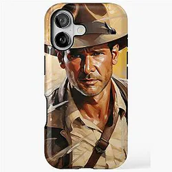Indiana Jones Painted iPhone Case