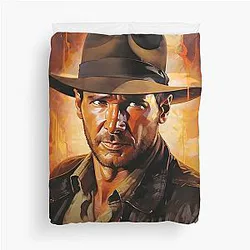 Indiana Jones Artwork Duvet Cover