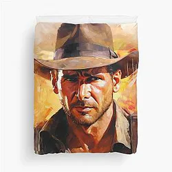 Indiana Jones Artwork Duvet Cover