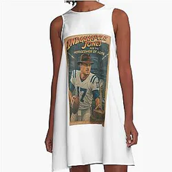Indiana Jones Indianapolis Colts Parody A-Line Dress