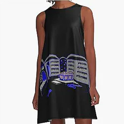 Indiana Jones video game and museum A-Line Dress