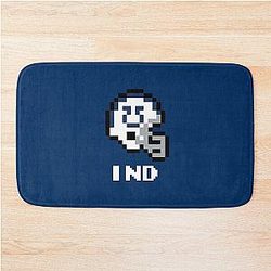 Indianapolis Colts Tecmo Super Bowl Football Helmet Bath Mat
