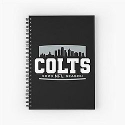 Art Indianapolis Colts Spiral Notebook