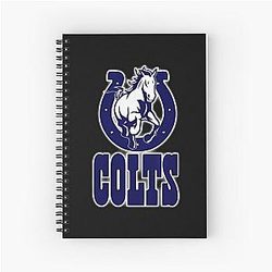 Art Indianapolis Colts Spiral Notebook