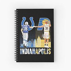 Art Indianapolis Colts Spiral Notebook