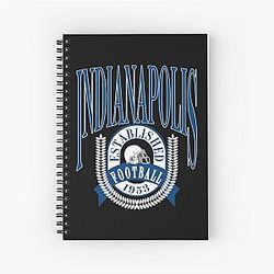 Art Indianapolis Colts Spiral Notebook