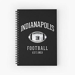 Art Indianapolis Colts Spiral Notebook