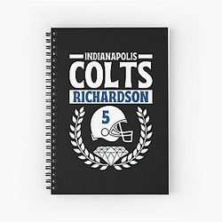 Art Indianapolis Colts Spiral Notebook