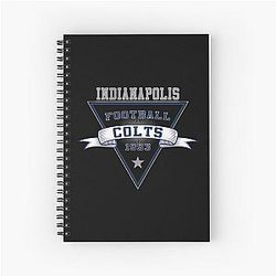Art Indianapolis Colts Spiral Notebook
