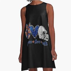 Art Indianapolis Colts A Line Dress