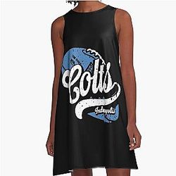Art Indianapolis Colts A-Line Dress