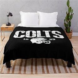 Art Indianapolis Colts Throw Blanket