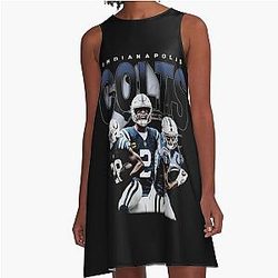 Indy Colts A Line Dress