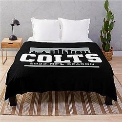 Art Indianapolis Colts Throw Blanket