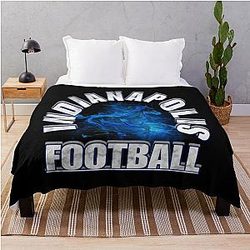 Art Indianapolis Colts Throw Blanket