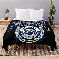 Art Indianapolis Colts Throw Blanket