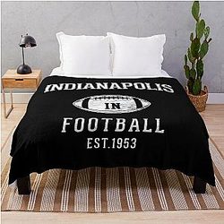 Art Indianapolis Colts Throw Blanket