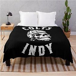 Art Indianapolis Colts Throw Blanket
