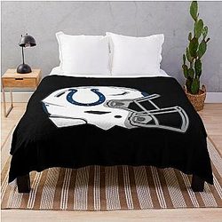 Art Indianapolis Colts Throw Blanket