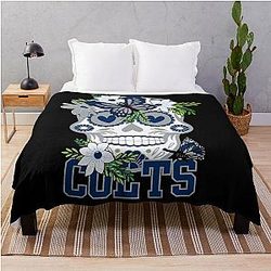 Art Indianapolis Colts Throw Blanket