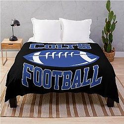 Art Indianapolis Colts Throw Blanket