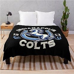 Art Indianapolis Colts Throw Blanket