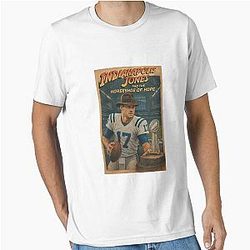 Indiana Jones Daniel Jones Indianapolis Colts parody Essential T-Shirt