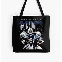 Art Indianapolis Colts All Over Print Tote Bag