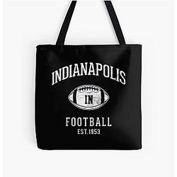 Art Indianapolis Colts All Over Print Tote Bag