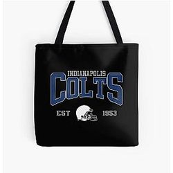 Art Indianapolis Colts All Over Print Tote Bag