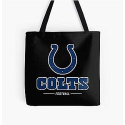 Art Indianapolis Colts All Over Print Tote Bag