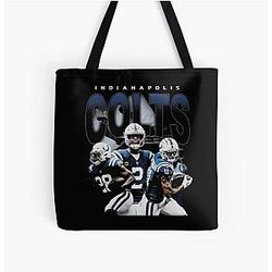 Art Indianapolis Colts All Over Print Tote Bag