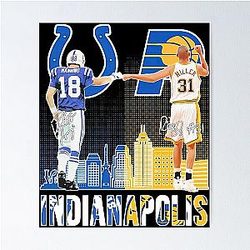 Art Indianapolis Colts Poster