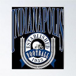 Art Indianapolis Colts Poster