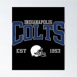 Art Indianapolis Colts Poster