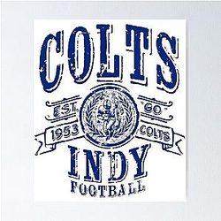 Art Indianapolis Colts Poster