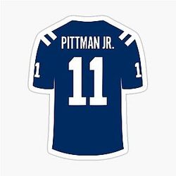 Michael Pittman Jr. Indianapolis Colts Sticker
