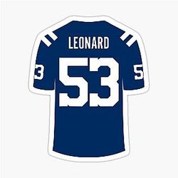 Darius Leonard Indianapolis Colts Sticker