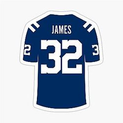 Edgerrin James Indianapolis Colts Sticker