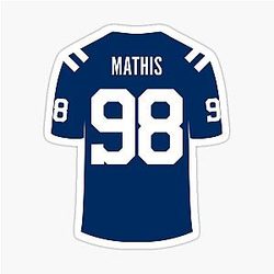Robert Mathis Indianapolis Colts Sticker