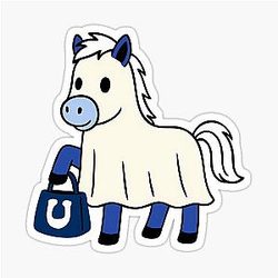 Indianapolis Colts Ghost Sticker