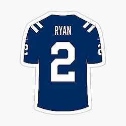Matt Ryan Indianapolis Colts Sticker