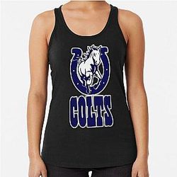 Art Indianapolis Colts Racerback Tank Top