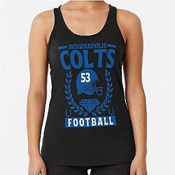 Art Indianapolis Colts Racerback Tank Top