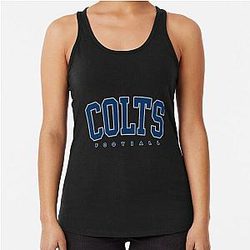 Art Indianapolis Colts Racerback Tank Top