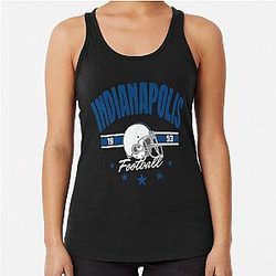 Art Indianapolis Colts Racerback Tank